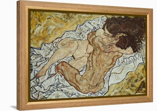 The Embrace (Lovers II,), 1917-Egon Schiele-Framed Premier Image Canvas