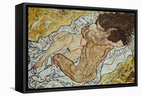 The Embrace (Lovers II,), 1917-Egon Schiele-Framed Premier Image Canvas