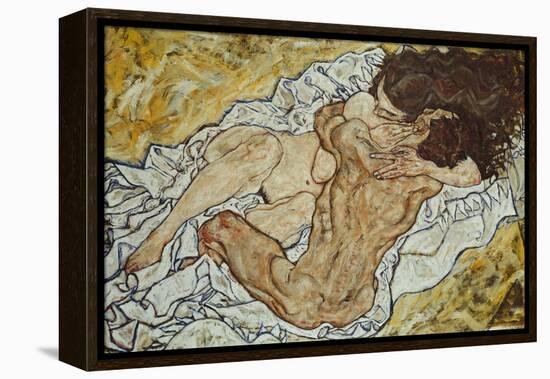 The Embrace (Lovers II,), 1917-Egon Schiele-Framed Premier Image Canvas