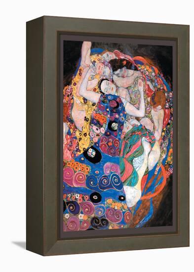 The Embrace-Gustav Klimt-Framed Stretched Canvas