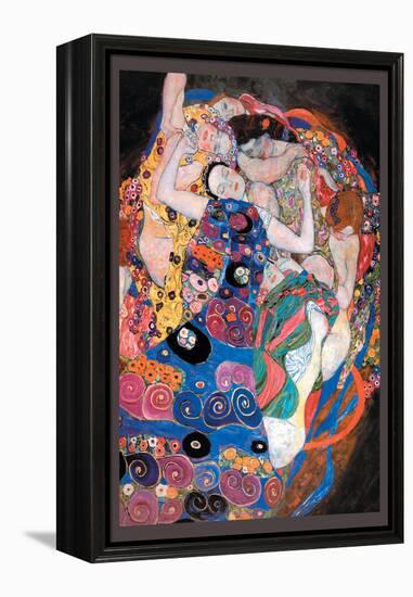 The Embrace-Gustav Klimt-Framed Stretched Canvas