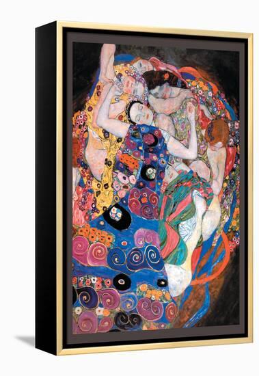 The Embrace-Gustav Klimt-Framed Stretched Canvas