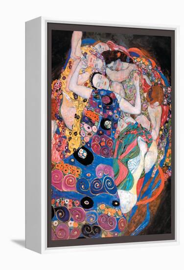 The Embrace-Gustav Klimt-Framed Stretched Canvas