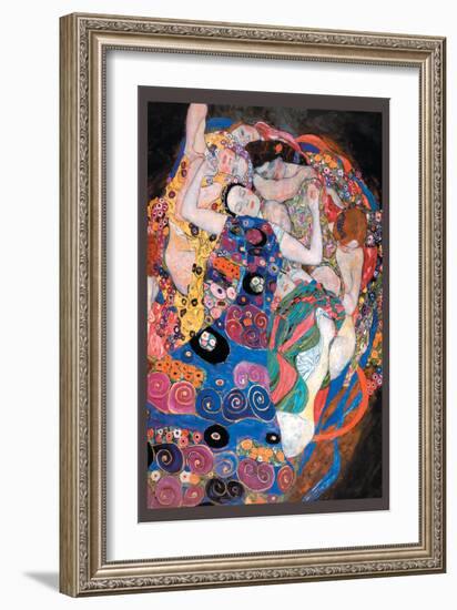 The Embrace-Gustav Klimt-Framed Art Print