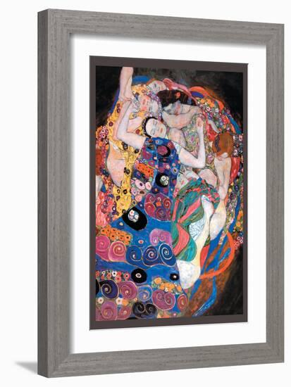 The Embrace-Gustav Klimt-Framed Art Print