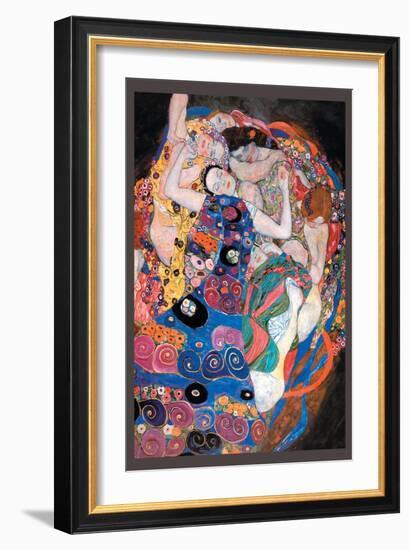 The Embrace-Gustav Klimt-Framed Art Print