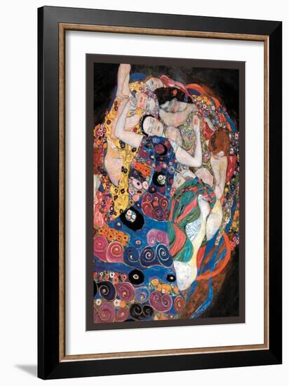 The Embrace-Gustav Klimt-Framed Art Print