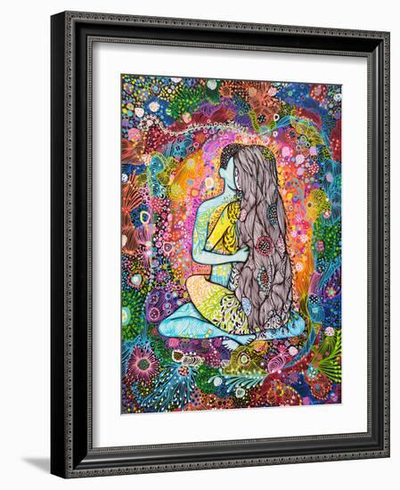 The Embrace-Noemi Ibarz-Framed Art Print