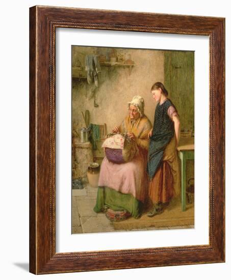 The Embroidery Lesson-Haynes King-Framed Giclee Print