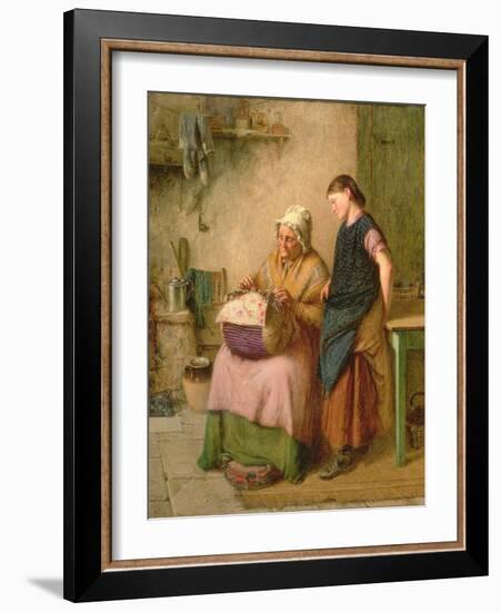 The Embroidery Lesson-Haynes King-Framed Giclee Print