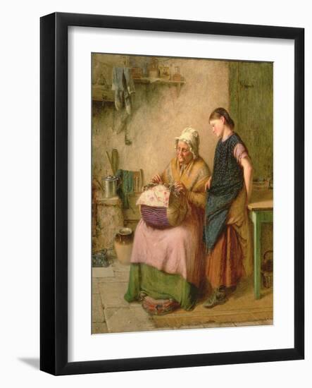 The Embroidery Lesson-Haynes King-Framed Giclee Print