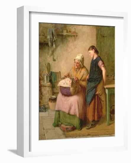 The Embroidery Lesson-Haynes King-Framed Giclee Print