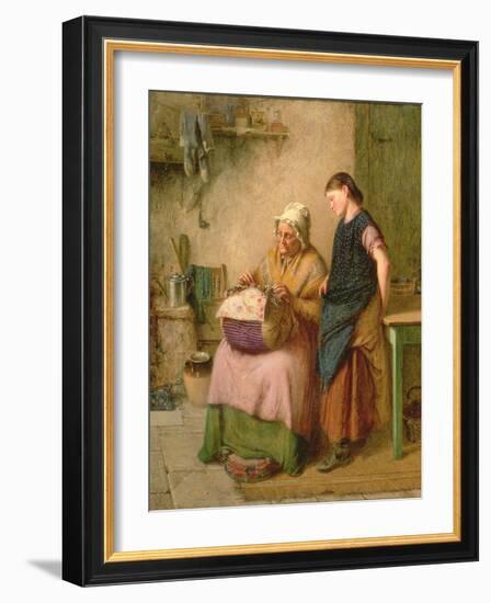 The Embroidery Lesson-Haynes King-Framed Giclee Print