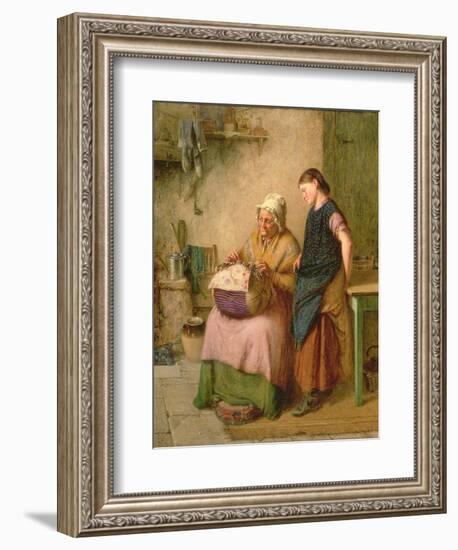 The Embroidery Lesson-Haynes King-Framed Giclee Print