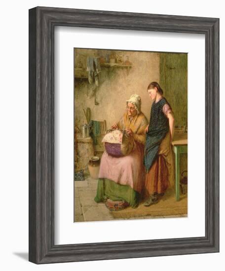 The Embroidery Lesson-Haynes King-Framed Giclee Print