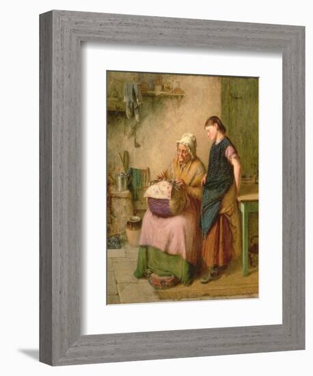 The Embroidery Lesson-Haynes King-Framed Giclee Print