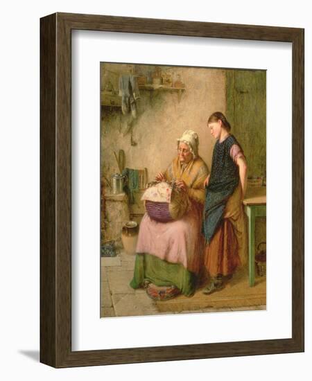 The Embroidery Lesson-Haynes King-Framed Giclee Print