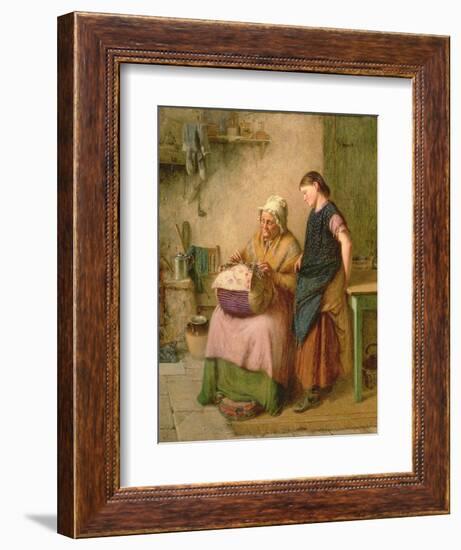 The Embroidery Lesson-Haynes King-Framed Giclee Print