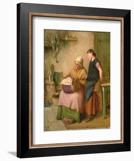 The Embroidery Lesson-Haynes King-Framed Giclee Print