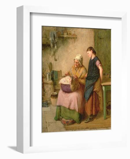 The Embroidery Lesson-Haynes King-Framed Giclee Print