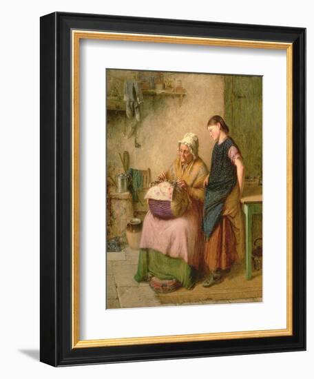 The Embroidery Lesson-Haynes King-Framed Giclee Print