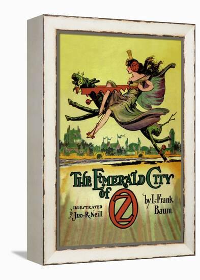 The Emerald City of Oz-John R. Neill-Framed Stretched Canvas