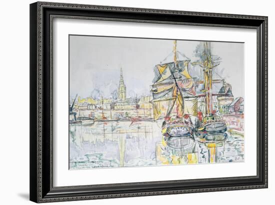 The 'Emerald Coast', St. Malo, 1931-Paul Signac-Framed Giclee Print