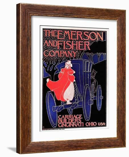 The Emerson And Fisher Company -- Carriage Builders-Frank Hazenplug-Framed Art Print