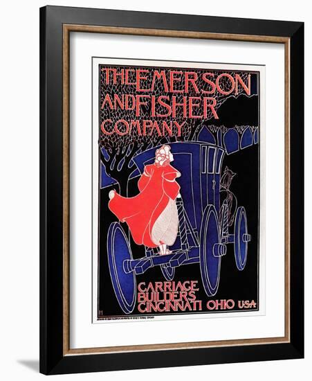 The Emerson And Fisher Company -- Carriage Builders-Frank Hazenplug-Framed Art Print