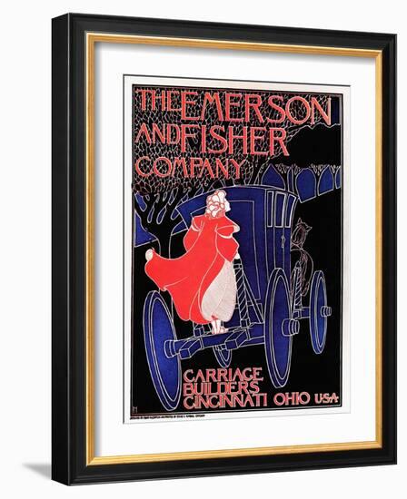 The Emerson And Fisher Company -- Carriage Builders-Frank Hazenplug-Framed Art Print