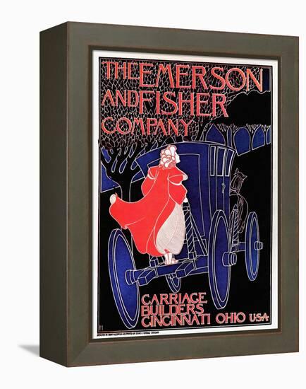 The Emerson And Fisher Company -- Carriage Builders-Frank Hazenplug-Framed Stretched Canvas