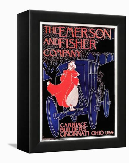 The Emerson And Fisher Company -- Carriage Builders-Frank Hazenplug-Framed Stretched Canvas