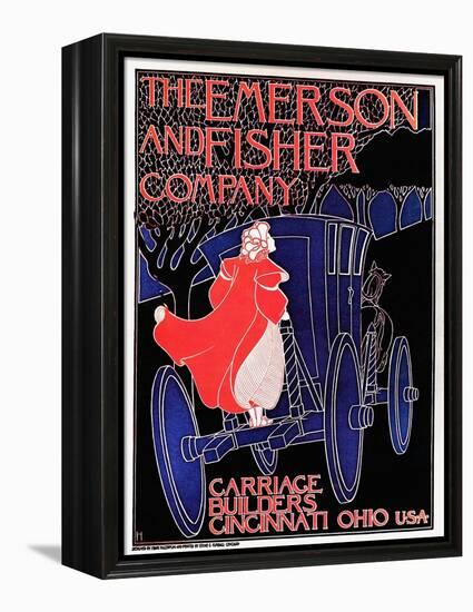 The Emerson And Fisher Company -- Carriage Builders-Frank Hazenplug-Framed Stretched Canvas