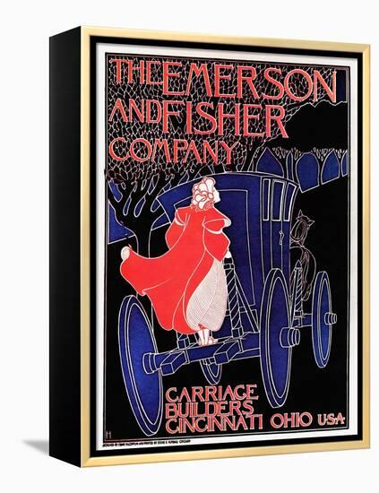 The Emerson And Fisher Company -- Carriage Builders-Frank Hazenplug-Framed Stretched Canvas