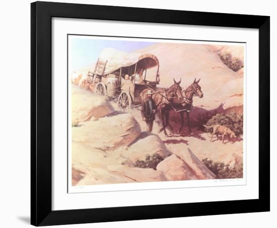 The Emigrants-Harvey William Johnson-Framed Limited Edition