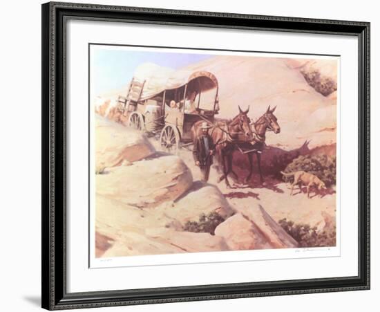 The Emigrants-Harvey William Johnson-Framed Limited Edition