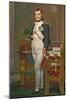 The Emperor Napoleon in His Study at the Tuileries, 1812-Jacques-Louis David-Mounted Giclee Print