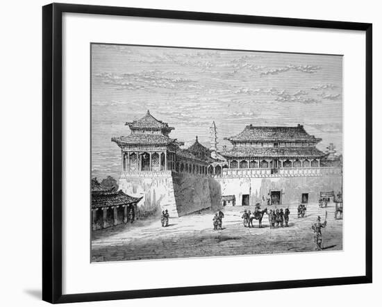 The Emperor of China's Palace, the Forbidden City, Pekin in the 19th Century-null-Framed Giclee Print