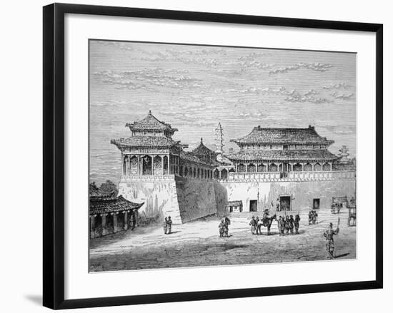 The Emperor of China's Palace, the Forbidden City, Pekin in the 19th Century-null-Framed Giclee Print