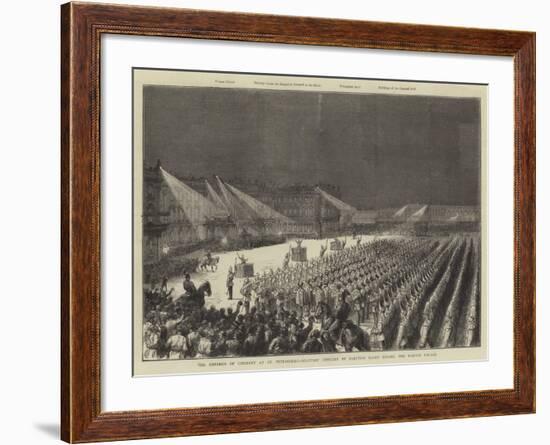 The Emperor of Germany at St Petersburg-null-Framed Giclee Print