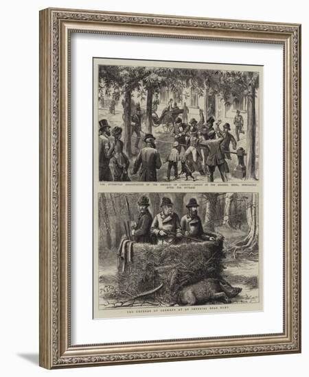 The Emperor of Germany-George Goodwin Kilburne-Framed Giclee Print