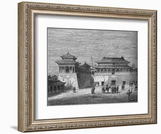 'The Emperor's Palace, Pekin', c1880-Unknown-Framed Giclee Print