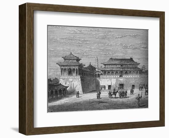 'The Emperor's Palace, Pekin', c1880-Unknown-Framed Giclee Print