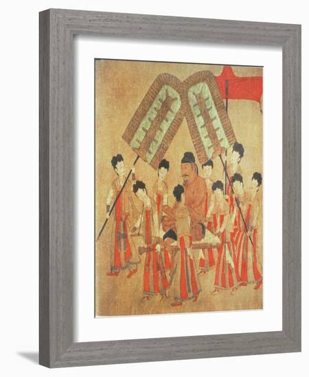 The Emperor T'ai-Tsung-null-Framed Giclee Print