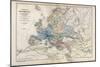 The Empire of Charlemagne, from 'Atlas Historique et Pittoresque', by M J-H Schnitzler, 1857-French School-Mounted Giclee Print