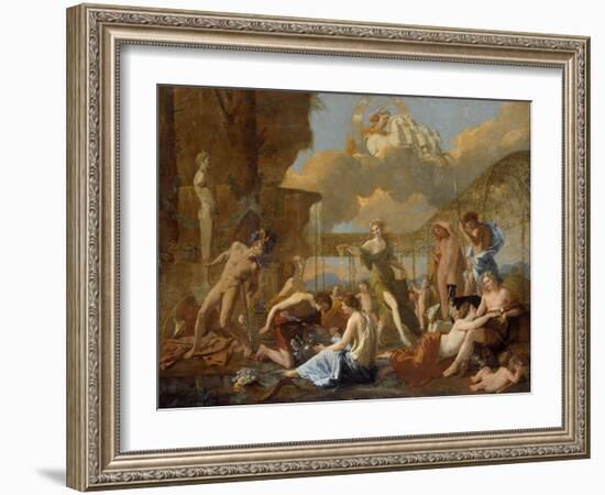 The Empire of Flora, 1631-Nicolas Poussin-Framed Giclee Print