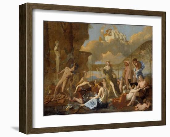 The Empire of Flora, 1631-Nicolas Poussin-Framed Giclee Print