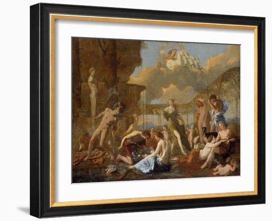 The Empire of Flora, 1631-Nicolas Poussin-Framed Giclee Print