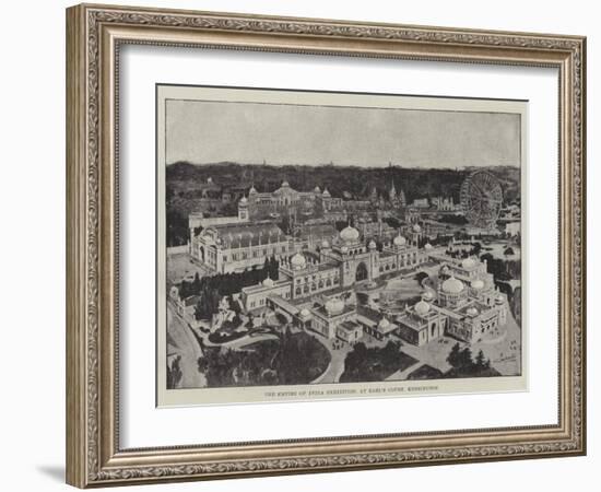 The Empire of India Exhibition, at Earl's Court, Kensington-null-Framed Giclee Print