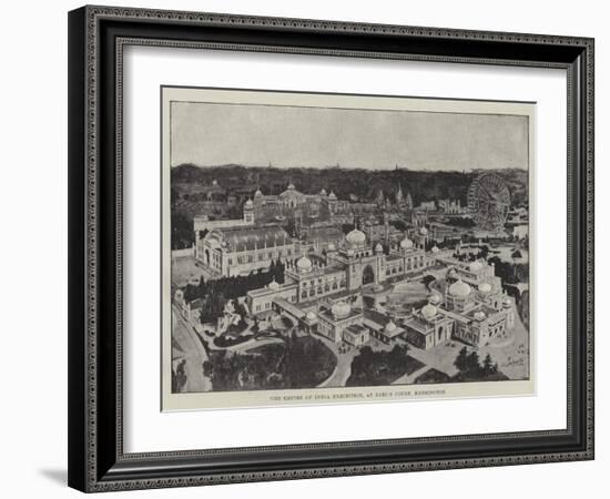 The Empire of India Exhibition, at Earl's Court, Kensington-null-Framed Giclee Print